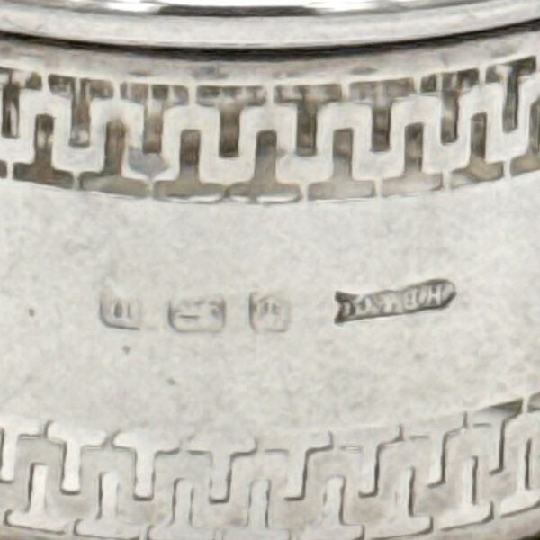 Hallmarked Silver Birmingham 1914 Serviette Ring Boxed