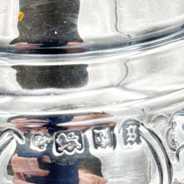 Hallmarked Silver Edward VII Pair Shabbat Candlesticks London 1922