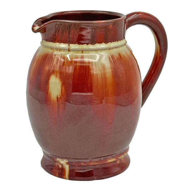 Linnware Brown Glaze Water Pitcher 15cm