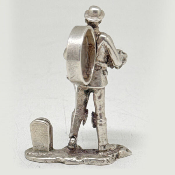 Miniature-Hallmarked-Silver-Musician-London-1977-2 Miniature Hallmarked Silver Musician London 1977