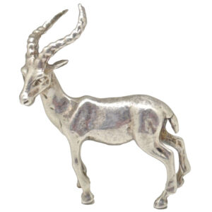Miniature Sterling Silver Buck