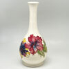 Moorcroft Hibiscus Vase Ivory Ground C1974