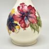 Moorcroft Hibiscus Vase Ivory Ground C1974