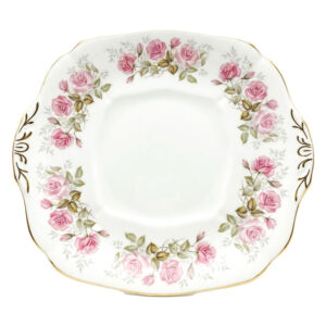 Royal-Adderley-Devonshire-Roses-Tea-Large-Cake-Plate Royal Adderley Devonshire Roses Tea Large Cake Plate