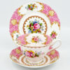 Royal-Albert-Lady-Carlyle-Tea-Trio-Avon-C1940-1 Royal Albert Lady Carlyle Tea Trio Avon C1940