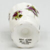 Royal Albert Sweet Violet Pair Pedestal Egg Cups Boxed