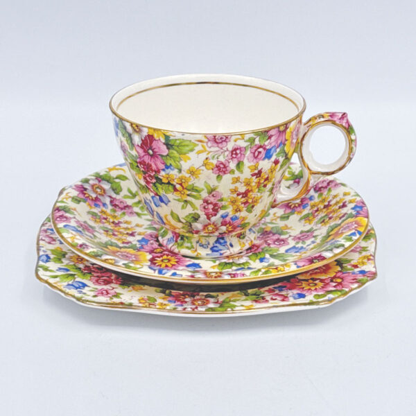 Royal Winton Chintz Cheadle Pattern Tea Trio