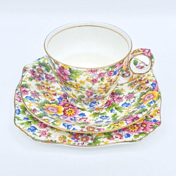 Royal Winton Chintz Cheadle Pattern Tea Trio