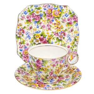 Royal Winton Chintz Cheadle Pattern Tea Trio