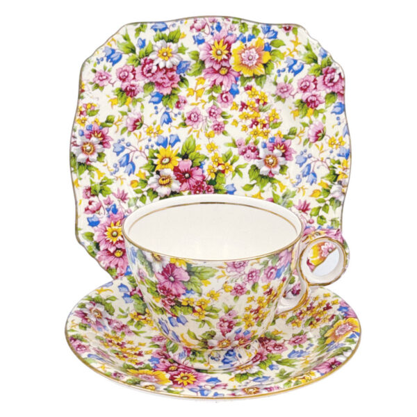 Royal Winton Chintz Cheadle Pattern Tea Trio