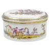 _Sevres-Decorative-Hinged-Pill-Box-Hand-Painted-Village-Scene-20th Sevres Decorative Hinged Pill Box Hand Painted Village Scene 20th