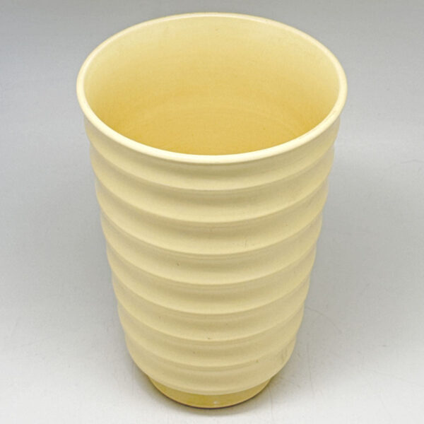 Wedgwood Keith Murray Ribbed Straw Vase C1930