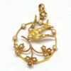 15ct-Gold-and-Seed-Pearl-Victorian-Swallow-Pendant-1 15ct Gold and Seed Pearl Victorian Swallow Pendant