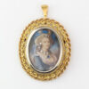18ct Gold Maria Antionette Brooch Pendant