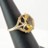 9ct Gold Smokey Topaz Cocktail Ring C1940