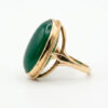 9ct Gold Chrysoprase Cocktail Ring