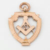 9ct Gold Masonic Fob Pendant