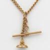 9ct-Gold-Masonic-Fob-Pendant-2 Victorian 9ct Rose Gold Fob Chain