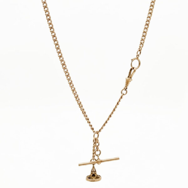 9ct-Gold-Masonic-Fob-Pendant Victorian 9ct Rose Gold Fob Chain