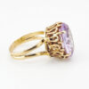 9ct Victorian Claw Set Amethyst Ring