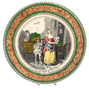 Adams Cries of London Plate Turnips and Carrots