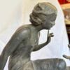Art-Deco-Centrepiece-La-Reprimande-Lady-With-Greyhound-On-Onyx-and-Marble-Base-C1930-2 Art Deco Centrepiece La Reprimande Lady With Greyhound On Onyx and Marble Base C1930