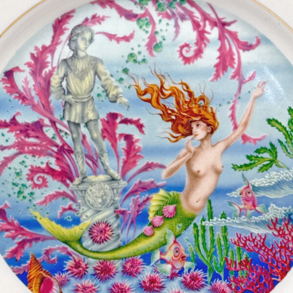 Bing-And-Grondahl-Copenhagen-Hans-Christian-Anderson-Plate-Little-Mermaid-2 Bing And Grondahl Copenhagen Hans Christian Anderson Plate Little Mermaid