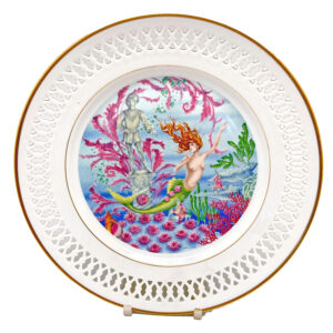 Bing And Grondahl Copenhagen Hans Christian Anderson Plate Little Mermaid