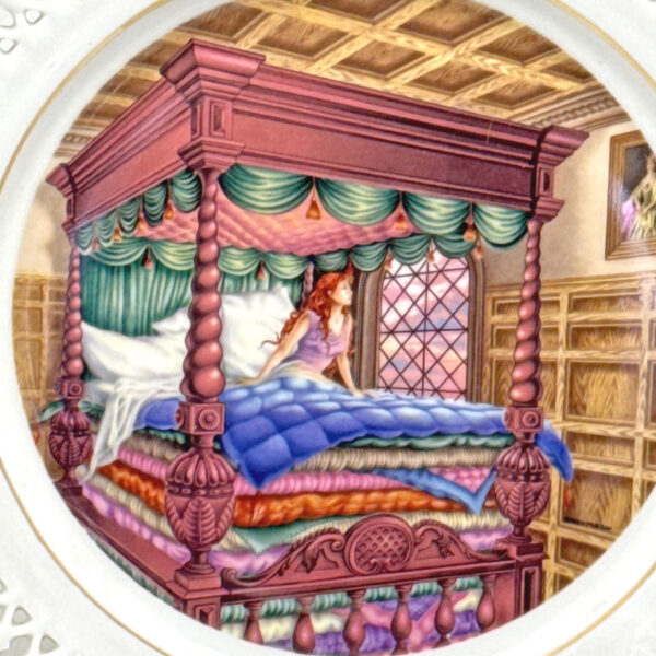 _Bing-And-Grondahl-Copenhagen-Hans-Christian-Anderson-Plate-Princess-and-The-Pea-2 Bing And Grondahl Copenhagen Hans Christian Anderson Plate Princess and The Pea