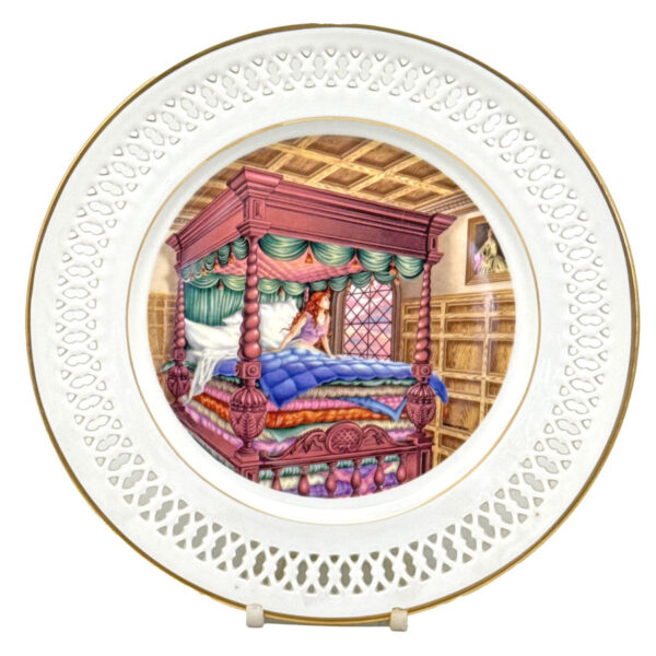 _Bing-And-Grondahl-Copenhagen-Hans-Christian-Anderson-Plate-Princess-and-The-Pea Bing And Grondahl Copenhagen Hans Christian Anderson Plate Princess and The Pea