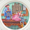 Bing And Grondahl Copenhagen Hans Christian Anderson Plate Shepherdess And Chimney Sweep