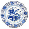 Delfts Blauw And White Bird and Flower Scene Wall Plate