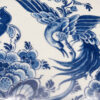 Delfts Blauw Bird Of Paradise Lidded Jar