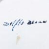 Delfts Blauw Bird and Flowers Wall Plate