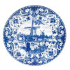 Delfts-Blauw-Watermolen-River-Scene-Wall-Plate Delfts Blauw Watermolen River Scene Wall Plate