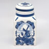 Delfts-Blauw-Windmill-River-Scene-Tea-Caddy-1 Delfts Blauw Windmill River Scene Tea Caddy