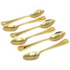 Eetrite 24ct Gold Plated Royal Albert Tea Spoons Kings Pattern