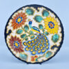 Gouda-Holland-Peacock-and-Flowers-Decorative-Wall-Plate-1 Gouda Holland Peacock and Flowers Decorative Wall Plate
