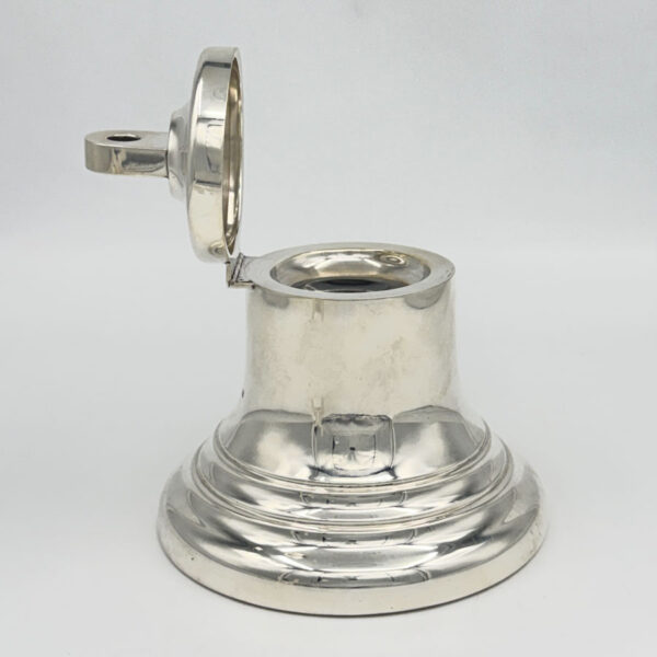 Hallmarked Silver Bell Inkwell Birmingham 1928