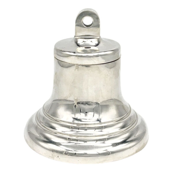 Hallmarked Silver Bell Inkwell Birmingham 1928