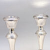 Hallmarked Silver Pair Candlesticks Birmingham 1950