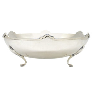 Hallmarked Silver Raised Bowl On Paw Feet  Birmingham 1936