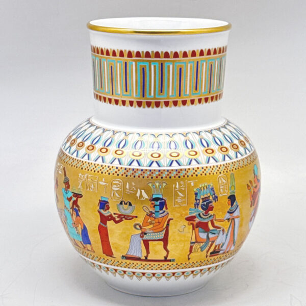 Kaiser Theben Vase Tut Ankh Amun Scene Case C1979