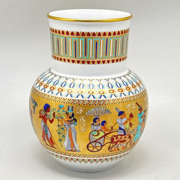 Kaiser Theben Vase Tut Ankh Amun Scene Case C1979