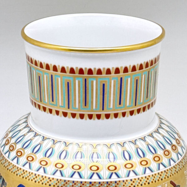 Kaiser Theben Vase Tut Ankh Amun Scene Case C1979