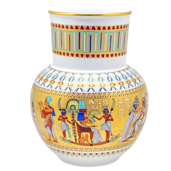 Kaiser Theben Vase Tut Ankh Amun Scene Case C1979
