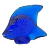 Lalique France Crystal Blue Fish
