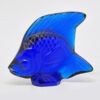 Lalique France Crystal Blue Fish