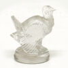 Lalique-France-Crystal-Cachet-Dindon-Turkey-Seal-C1925-1 Lalique France Crystal Cachet Dindon Turkey Seal C1925