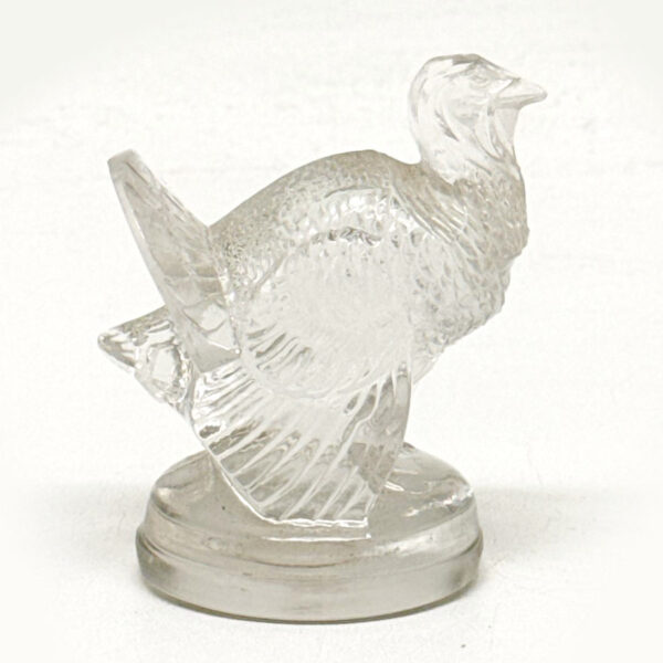 Lalique-France-Crystal-Cachet-Dindon-Turkey-Seal-C1925-1 Lalique France Crystal Cachet Dindon Turkey Seal C1925
